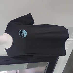 NWOT Black XXL Make Some Waves Short Sleeve Graphic Tee